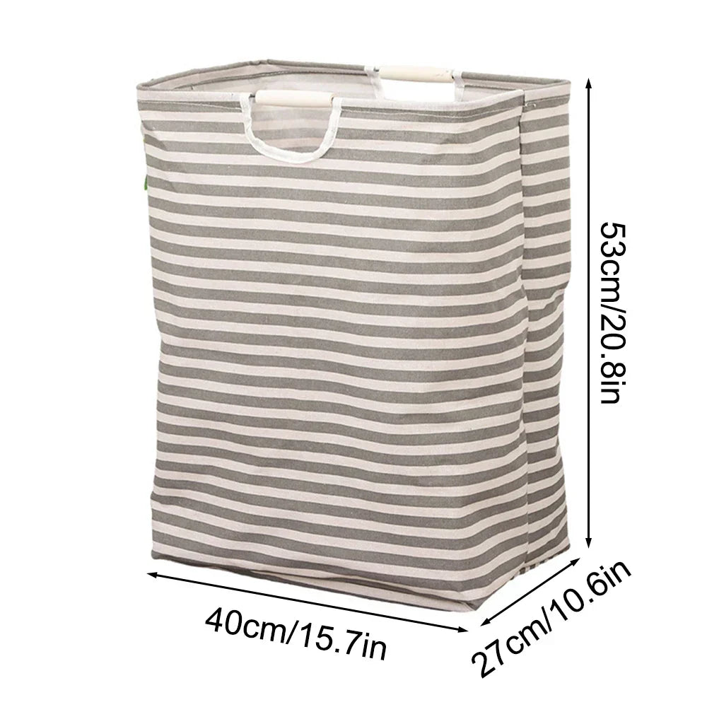 Laundry Hamper Collapsible Waterproof Cotton Portable
