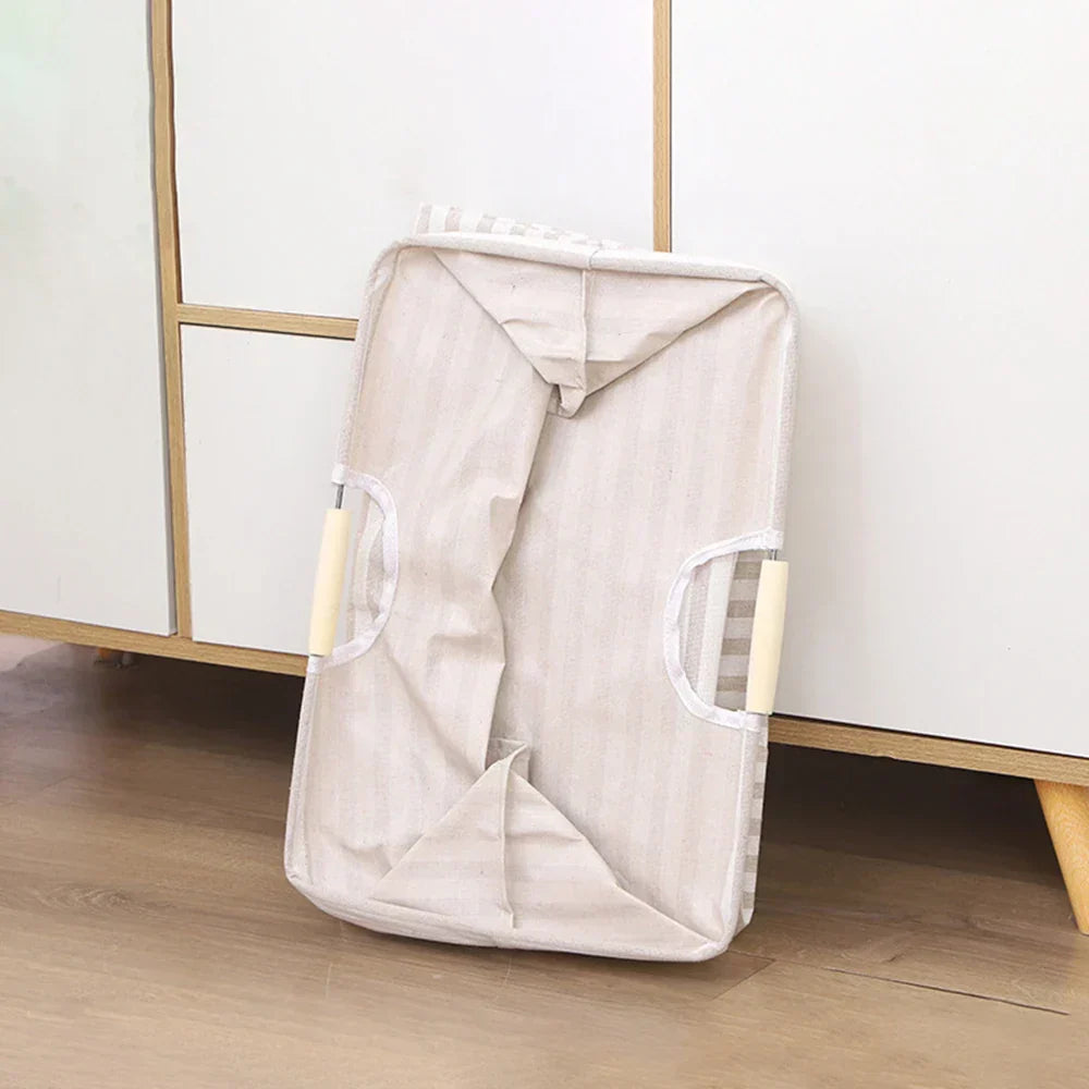 Laundry Hamper Collapsible Waterproof Cotton Portable
