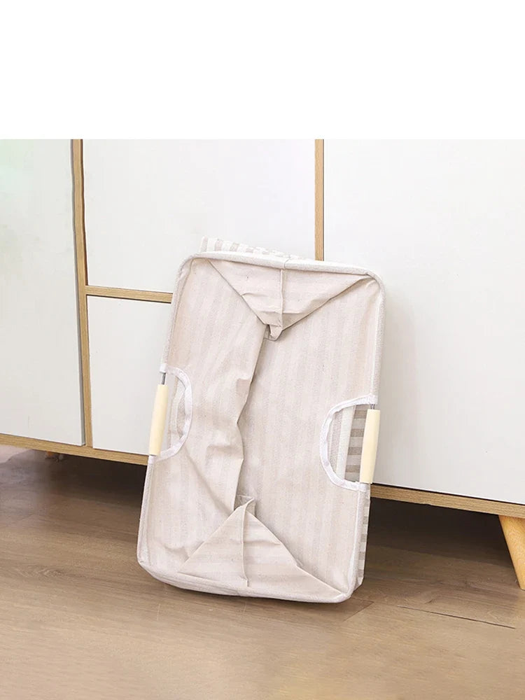 Laundry Hamper Collapsible Waterproof Cotton Portable