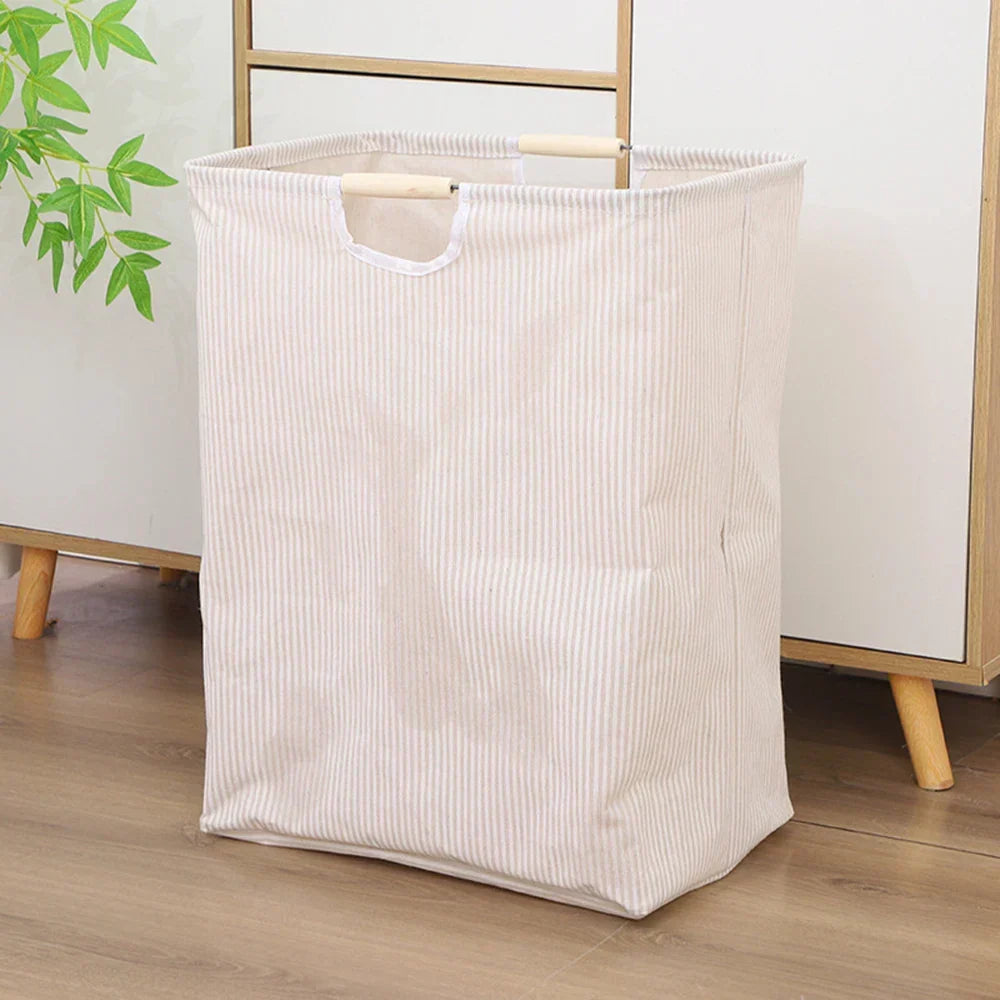 Laundry Hamper Collapsible Waterproof Cotton Portable