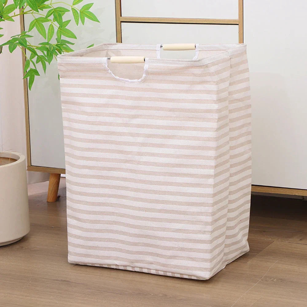 Laundry Hamper Collapsible Waterproof Cotton Portable