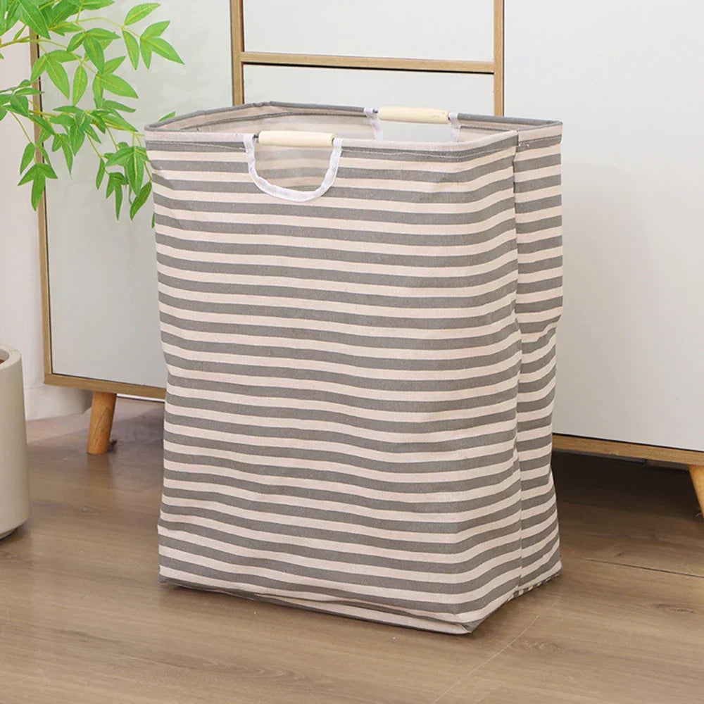 Laundry Hamper Collapsible Waterproof Cotton Portable