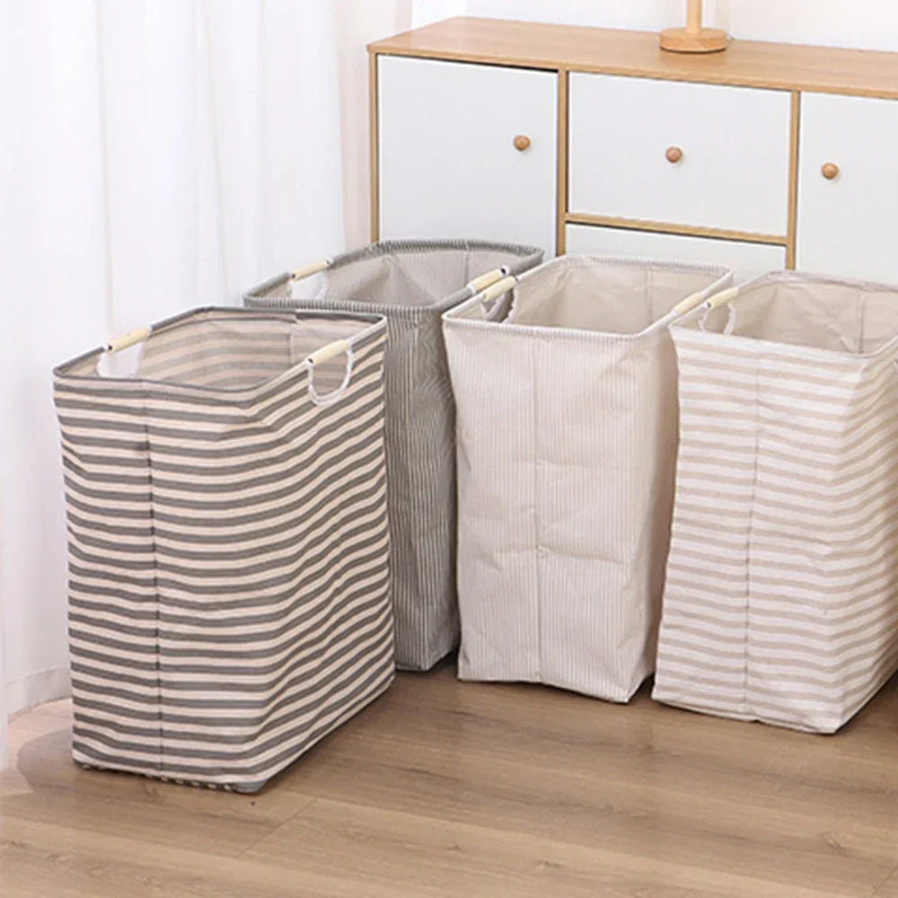 Laundry Hamper Collapsible Waterproof Cotton Portable