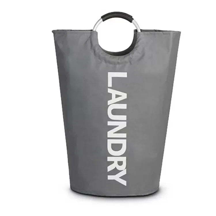 Laundry Hamper Extra-Large Waterproof Polyester Collapsible & Padded Handles