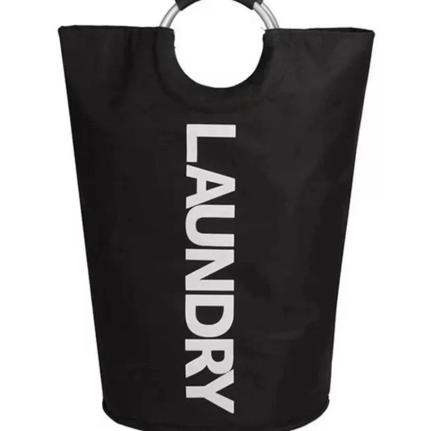 Laundry Hamper Extra-Large Waterproof Polyester Collapsible & Padded Handles