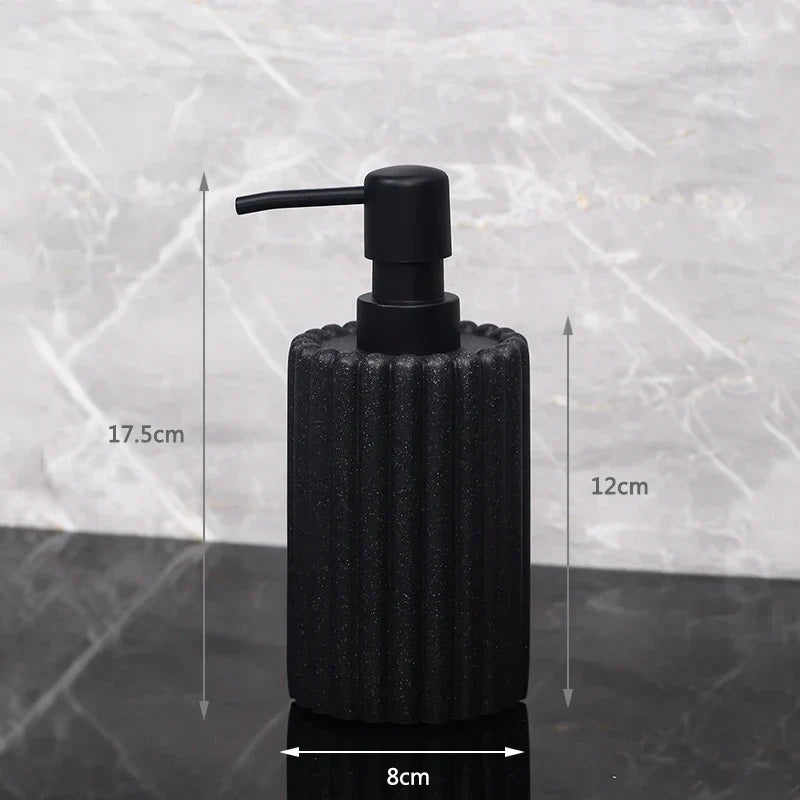 Liquid Soap Dispenser Ceramic Hand Pump Odor-Free