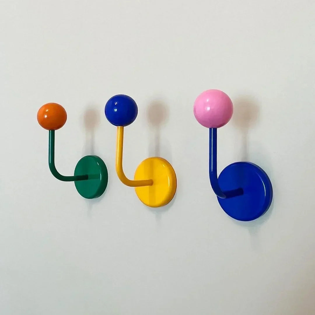 Magnetic Hook Strong Hold PVC-Coated Iron No-Drill