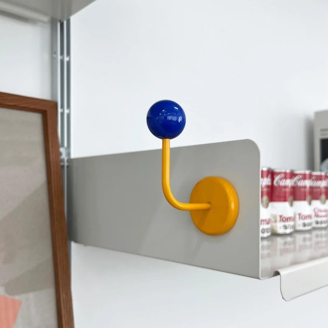 Magnetic Hook Strong Hold PVC-Coated Iron No-Drill