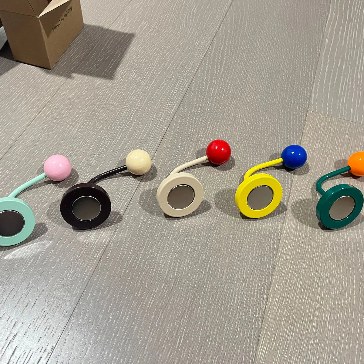 Magnetic Hook Strong Hold PVC-Coated Iron No-Drill