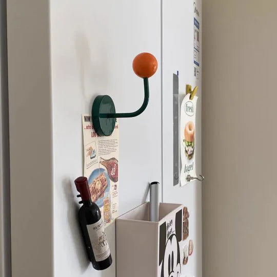 Magnetic Hook Strong Hold PVC-Coated Iron No-Drill