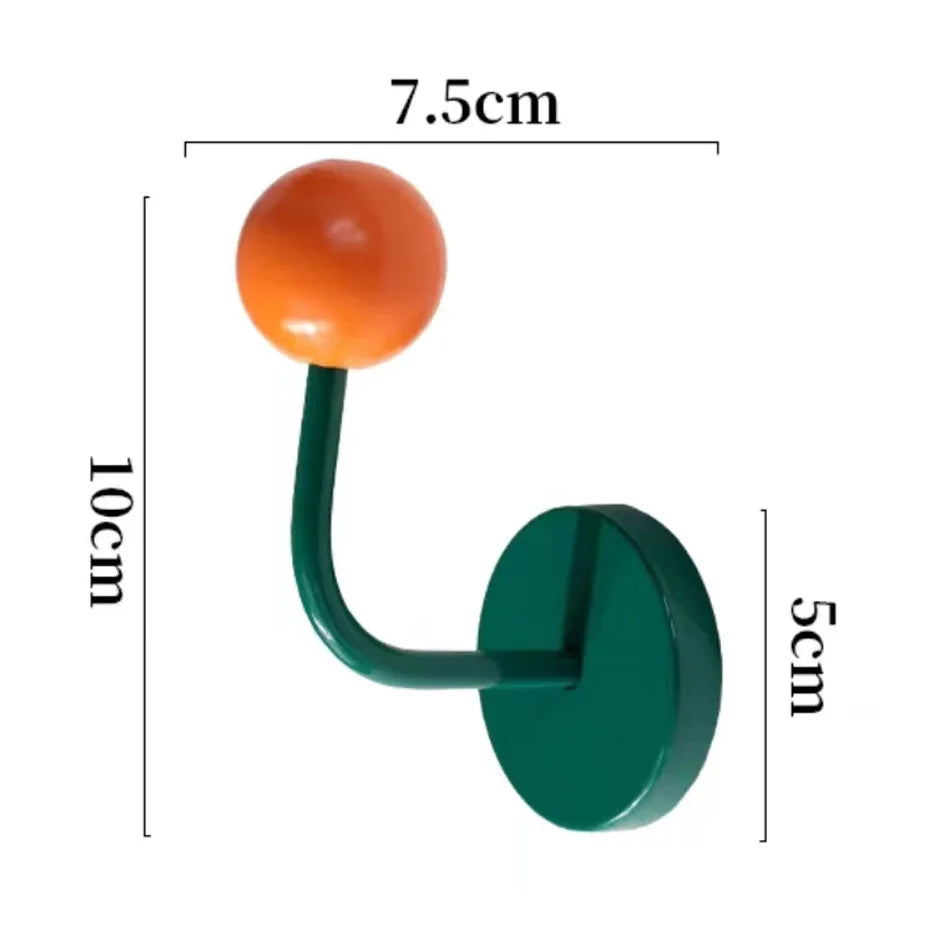 Magnetic Hook Strong Hold PVC-Coated Iron No-Drill