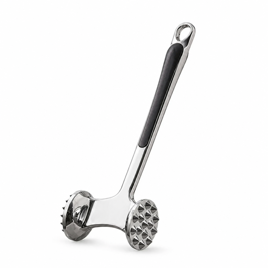 Meat Tenderizer Dual-Sided Coarse & Fine Ergonomic Grip
