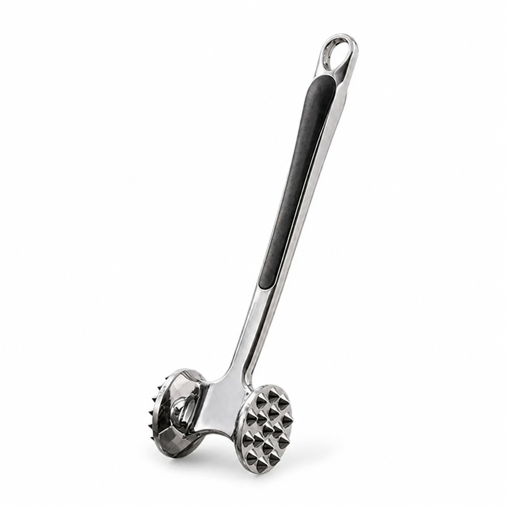 Meat Tenderizer Stainless Steel Dual-Sided Coarse & Fine