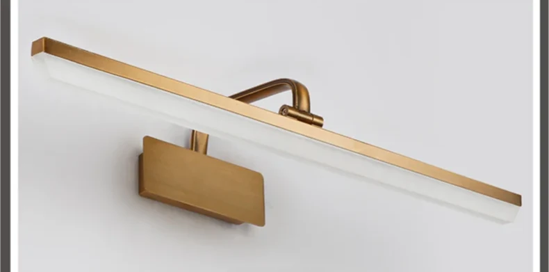 Mirror Wall Light Bronze Finish Waterproof LED