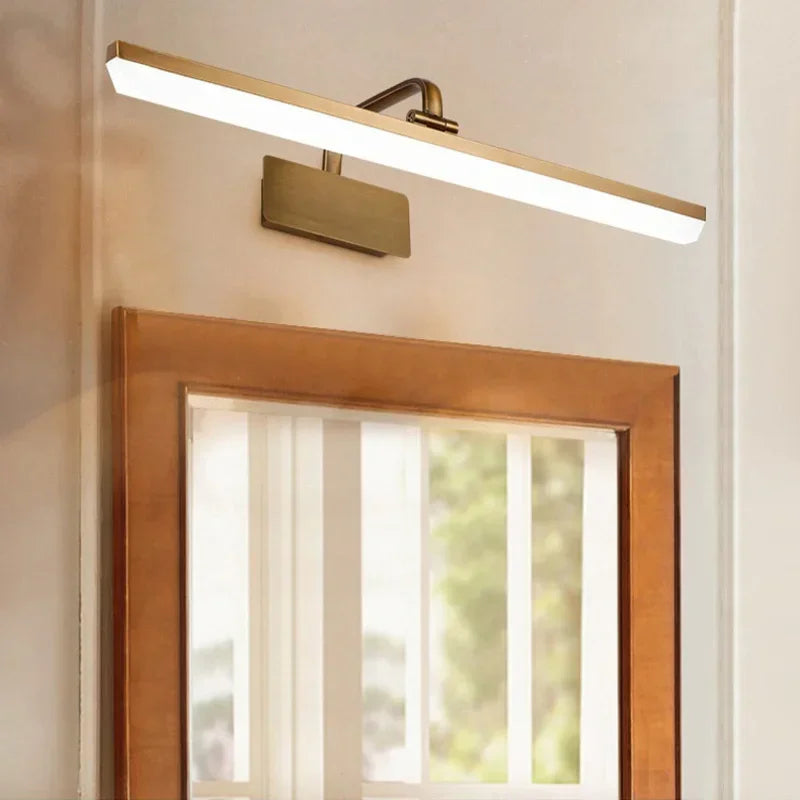 Mirror Wall Light Bronze Finish Waterproof LED