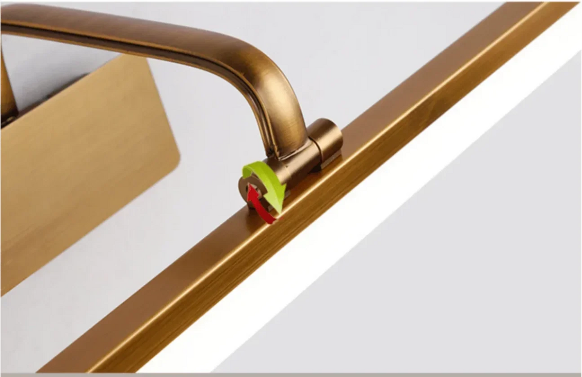 Mirror Wall Light Bronze Finish Waterproof LED