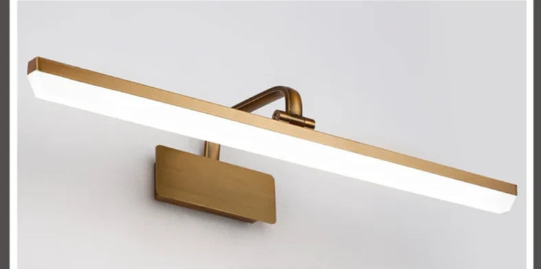 Mirror Wall Light Bronze Finish Waterproof LED