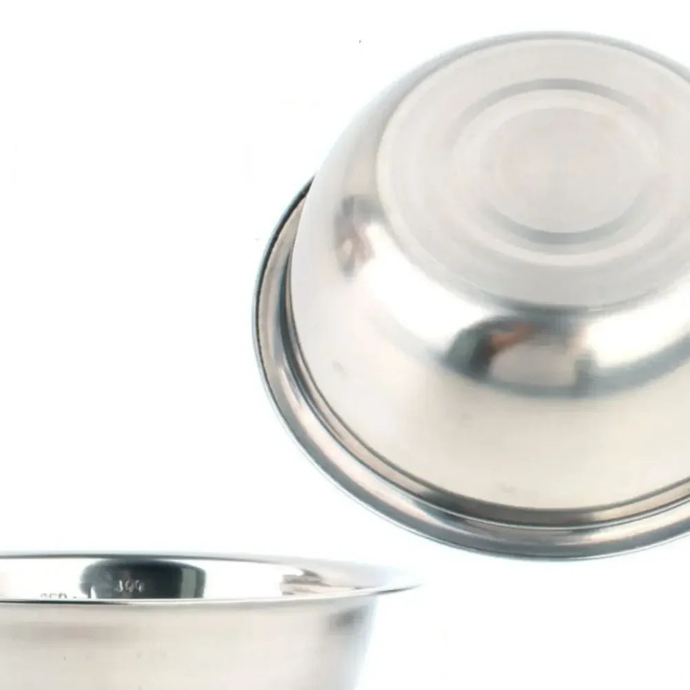 Mixing Bowl Set Stainless Steel Stackable Dishwasher Safe