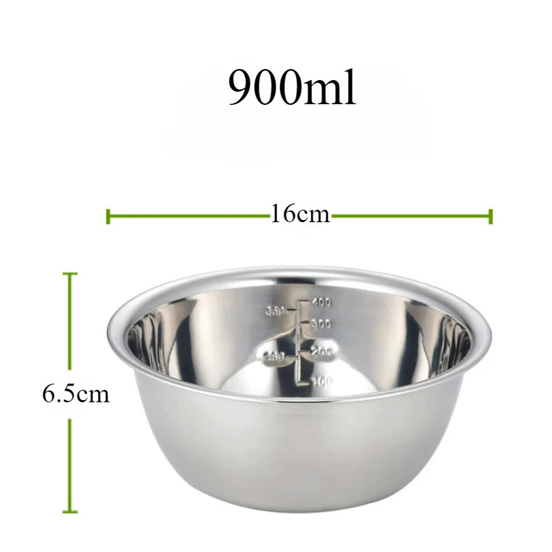 Mixing Bowl Set Stainless Steel Stackable Dishwasher Safe