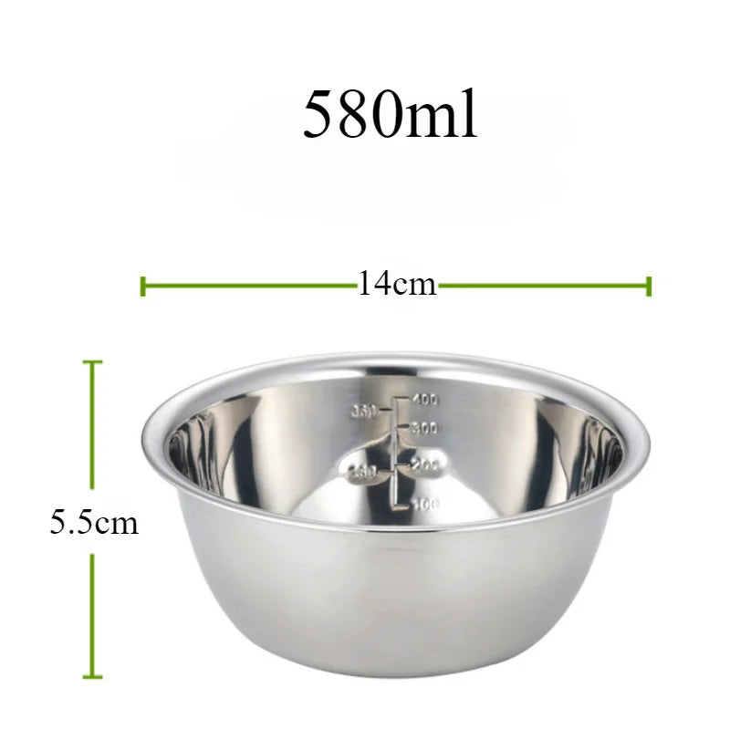 Mixing Bowl Set Stainless Steel Stackable Dishwasher Safe