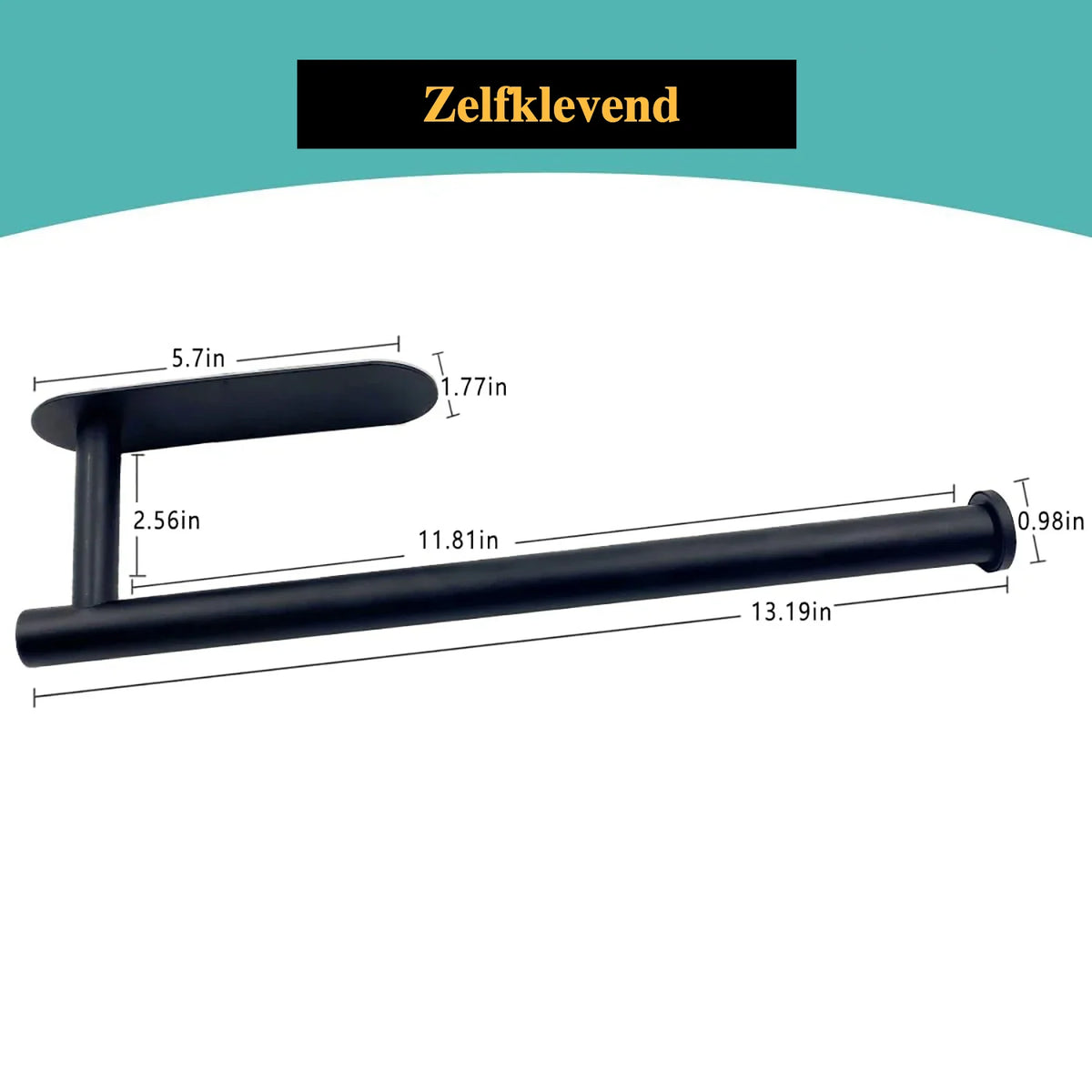 Paper Roll & Towel Holder Self-Adhesive No-Drill Space-Saving