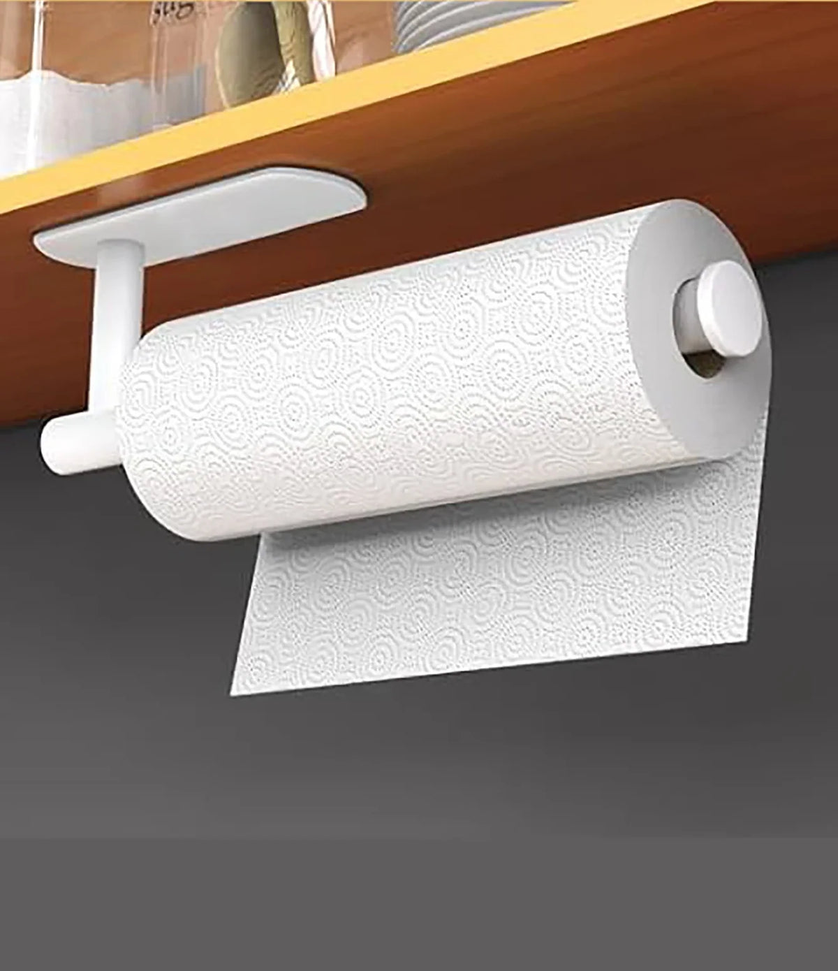 Paper Roll & Towel Holder Self-Adhesive No-Drill Space-Saving
