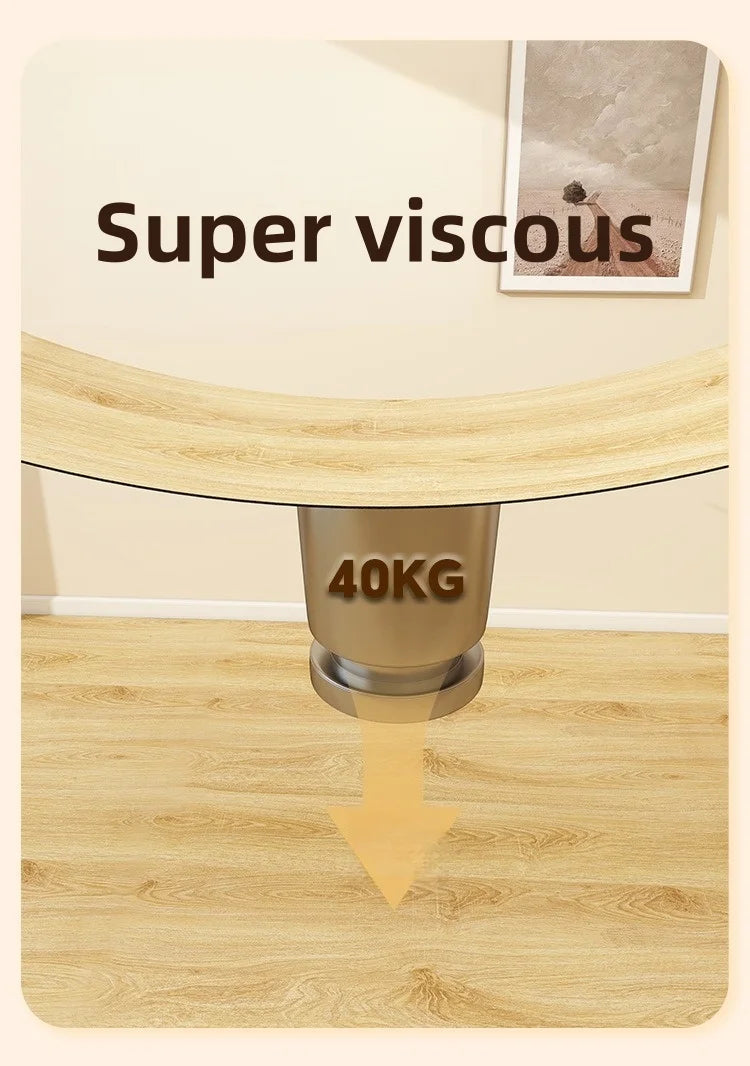 Peel & Stick Floor Tile Wood-Look Waterproof & Wear-Resistant