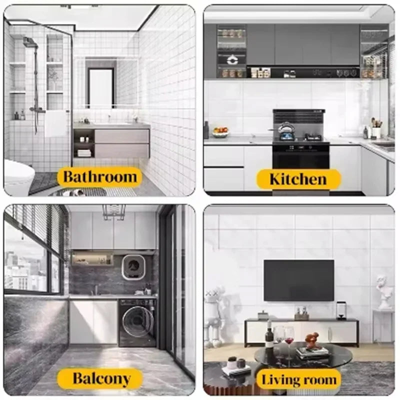 Peel & Stick Wallpaper Thick Foam Backing Waterproof & Mold-Resistant