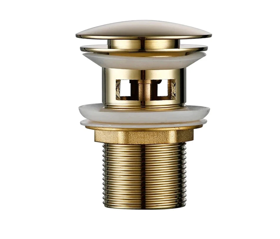 Pop-Up Drain Stopper Solid Brass One-Touch