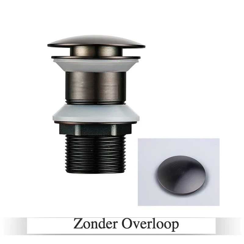 Pop-Up Drain Stopper Solid Brass One-Touch