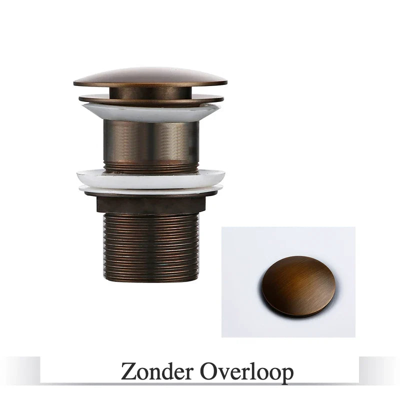 Pop-Up Drain Stopper Solid Brass One-Touch