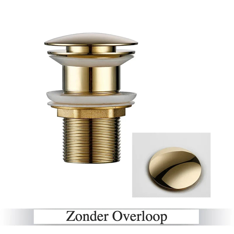 Pop-Up Drain Stopper Solid Brass One-Touch
