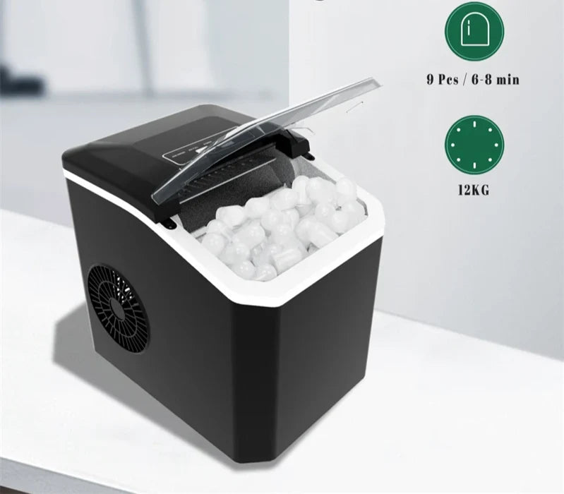 Portable Ice Maker Countertop 6-Minute No Installation
