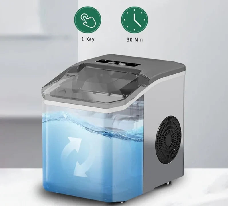 Portable Ice Maker Countertop 6-Minute No Installation