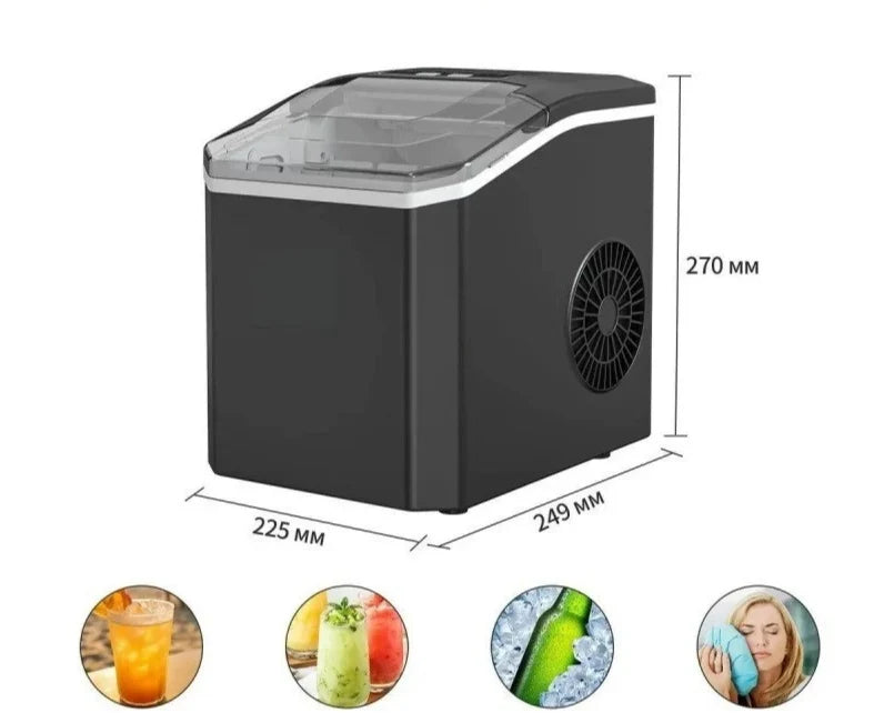 Portable Ice Maker Countertop 6-Minute No Installation