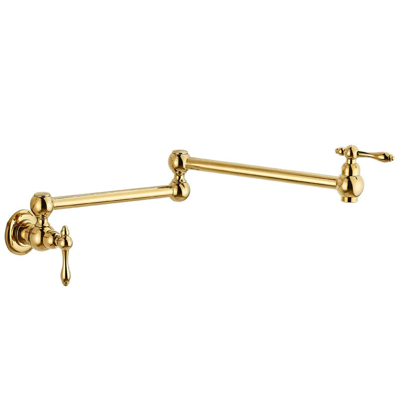 Pot Filler Faucet Foldable 360 Degree Solid Brass