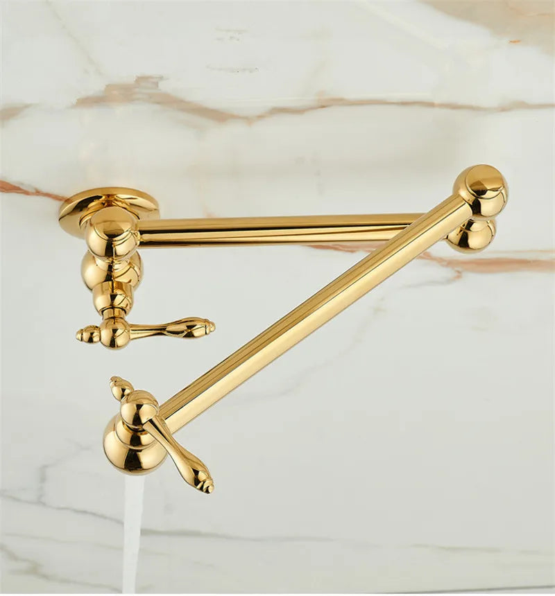 Pot Filler Faucet Foldable 360 Degree Solid Brass