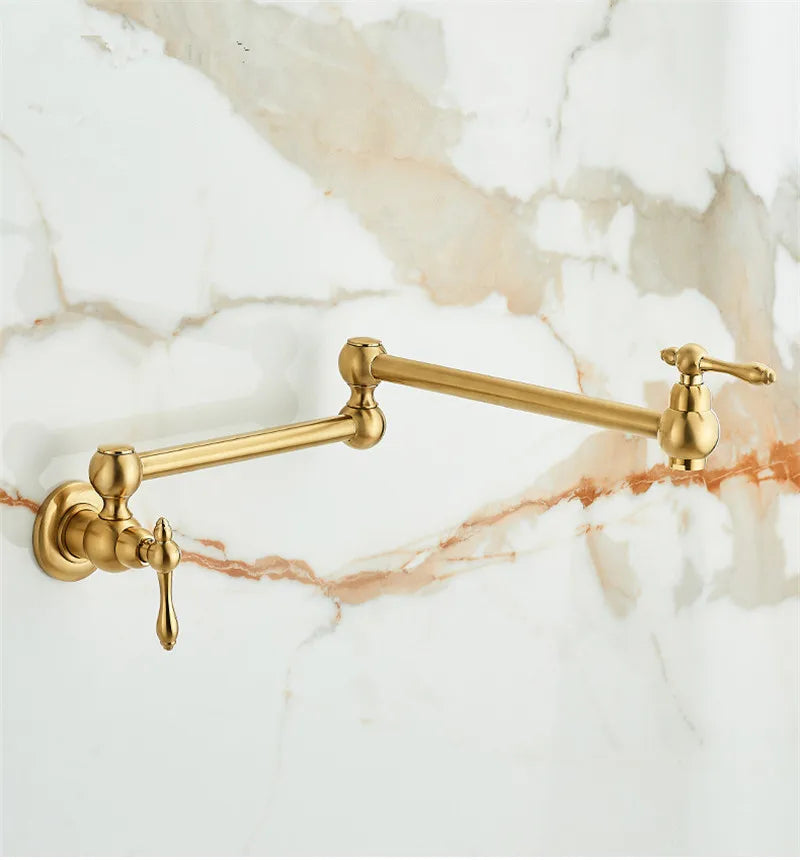 Pot Filler Faucet Foldable 360 Degree Solid Brass