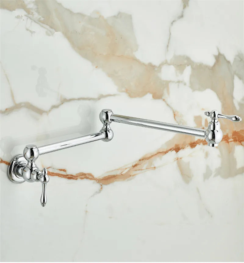 Pot Filler Faucet Foldable 360 Degree Solid Brass