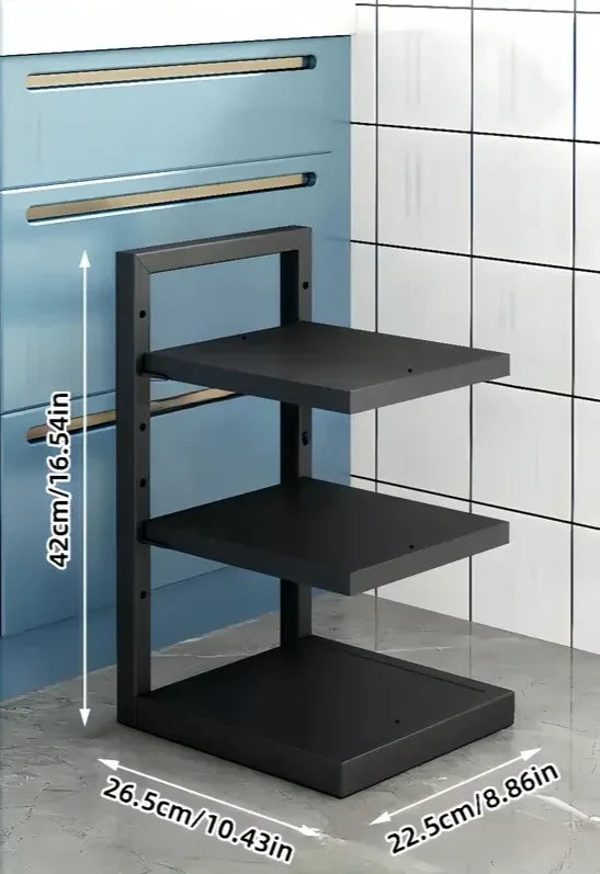 Pot & Pan Organizer Adjustable Multi-Layer Carbon Steel