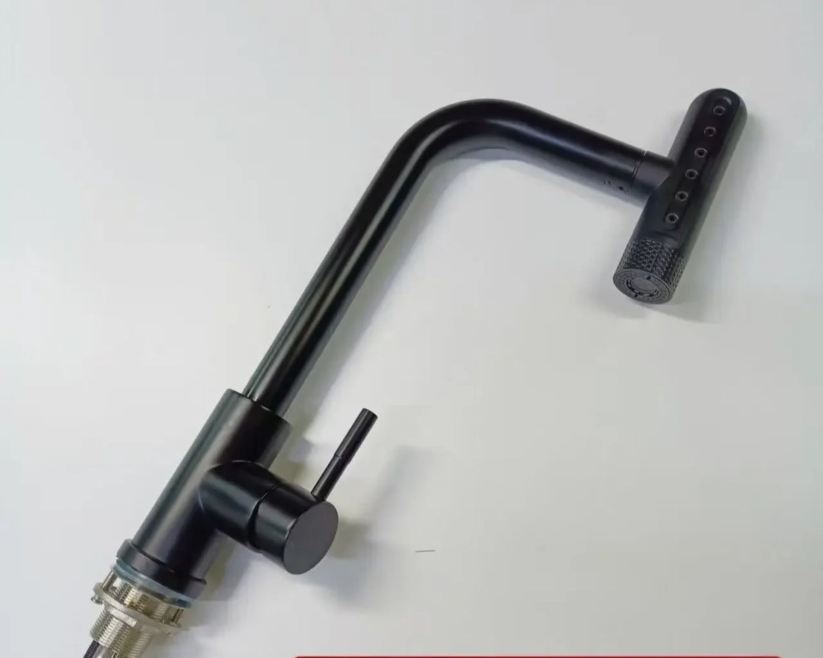 Pull-Out Kitchen Faucet 304 Stainless Steel 6 Spray Modes