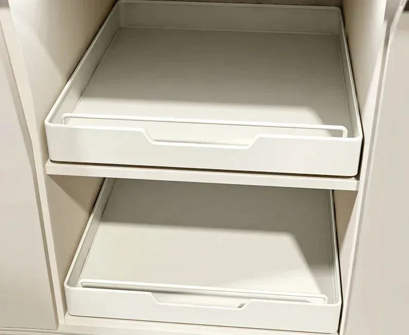 Pull-Out Kitchen Organizer Self-Adhesive Smooth & Quiet Rails