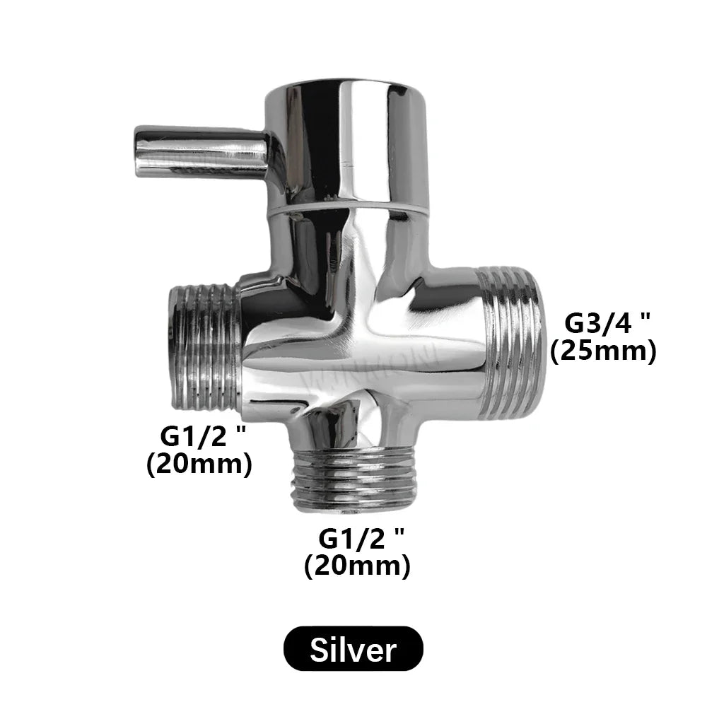 Rainfall Shower System Adjustable Height Handheld Stainless Steel