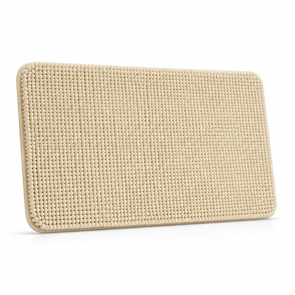 Rectangular Non-Slip Backing Bath Mat (1.7-Inch Thick)