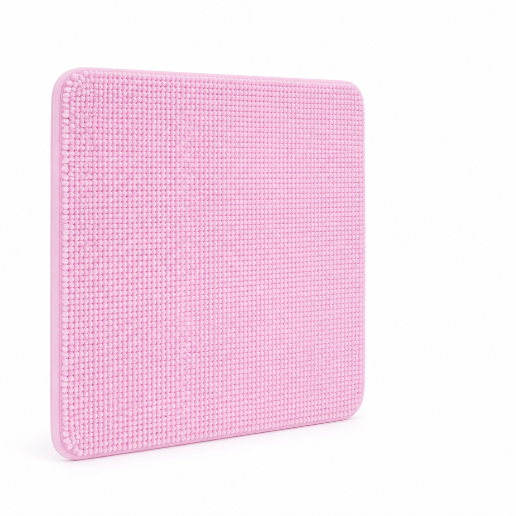 Rectangular Non-Slip Backing Bath Mat (1.7-Inch Thick)