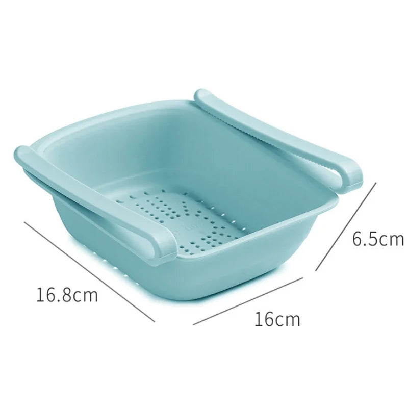 Refrigerator Drawer Under-Shelf Transparent Pull-Out
