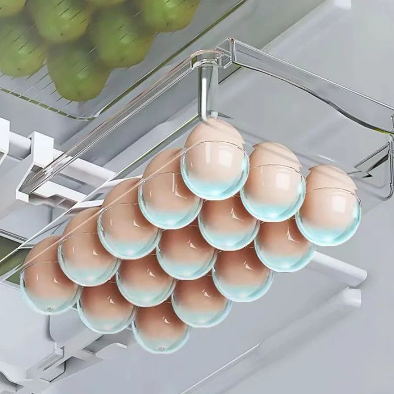 Refrigerator Drawer Under-Shelf Transparent Pull-Out