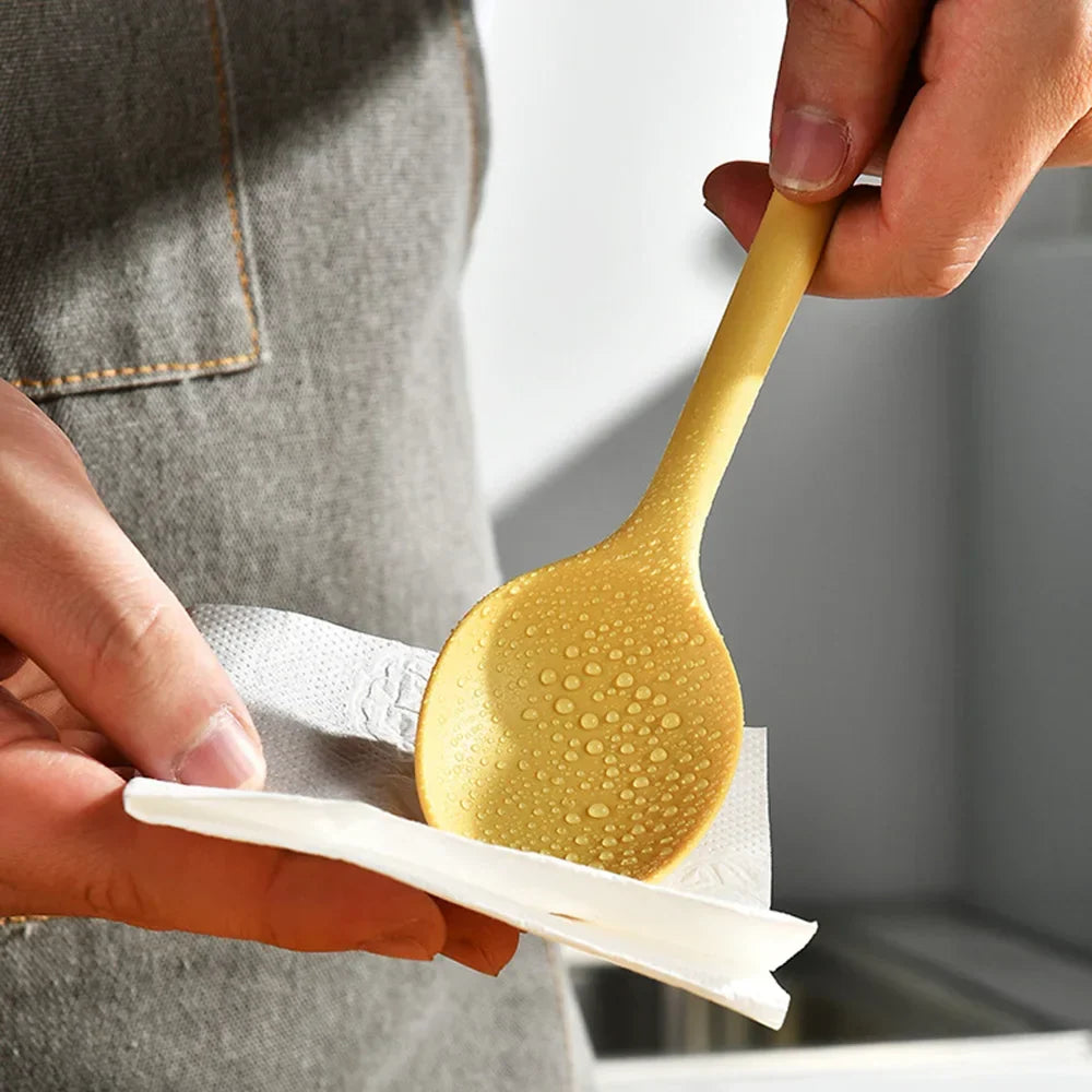 Rice Spoon Set Heat-Resistant Ergonomic Non-Scratch