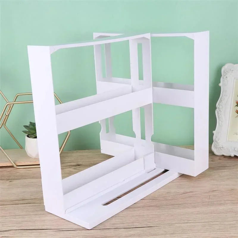 Rotating Organizer 2-Tier 360 Degree Rust-Resistant Metal