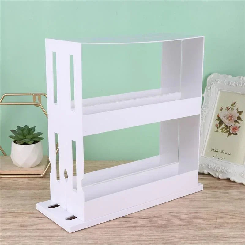 Rotating Organizer 2-Tier 360 Degree Rust-Resistant Metal